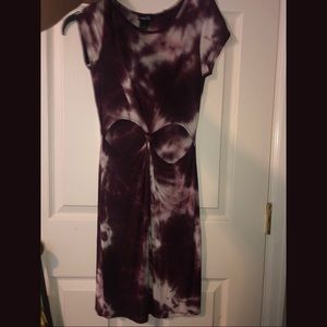 RUE21 purple tie dye dress